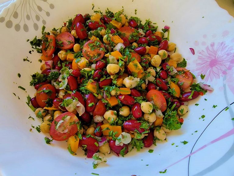 Salade mexicaine de légumineuses