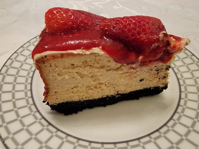 Cheesecake aux fraises et Baileys