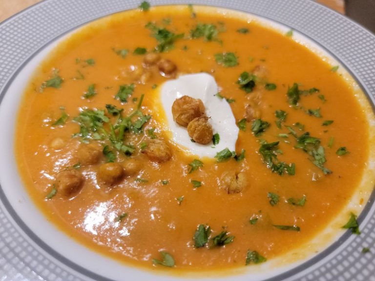 Potage de lentilles et carottes