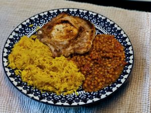 Riz au cari et safran