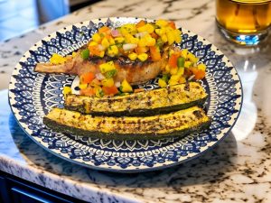 Salsa à la mangue et maïs-3
