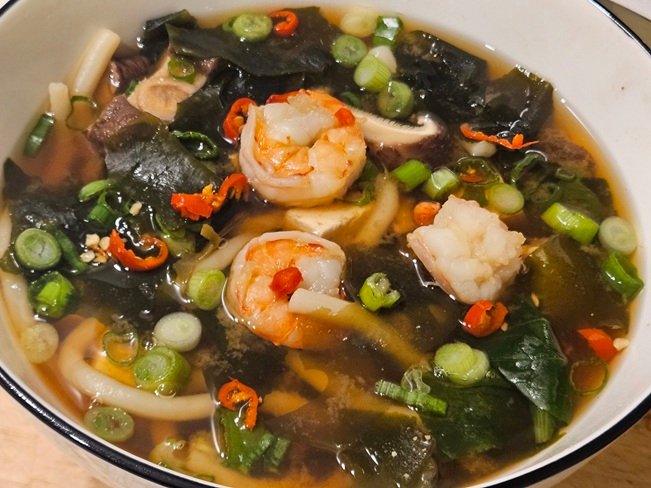 Soupe Miso garnie