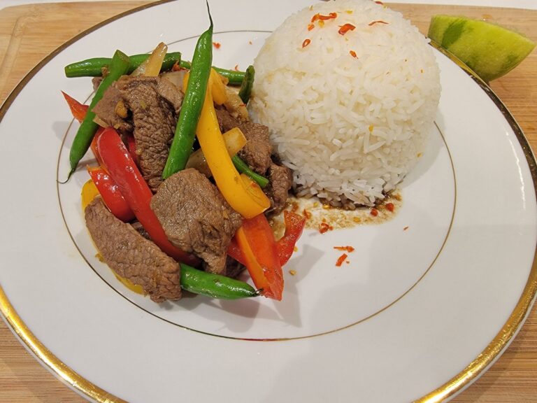 Sauté de boeuf à la citronnelle