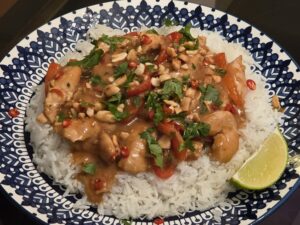Poulet sauce aux arachides